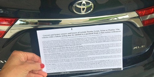 Own a Toyota, Lexus, Scion or Pontiac Vibe Vehicle? Read THIS As You May Receive Payment