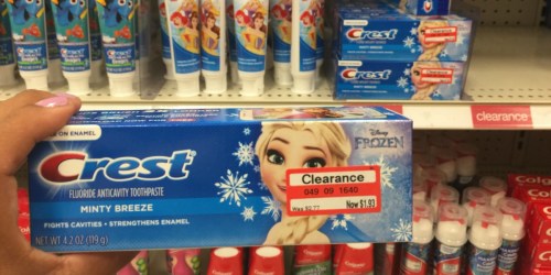 MAKE 50¢ Buying Crest Disney Toothpaste at Target (After Cash Back)