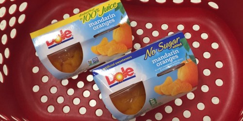 Dole Fruit Bowls 4-Count ONLY 55¢ Each at Target (After Cash Back)