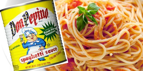 Amazon: Don Pepino Spaghetti Sauce 28oz Cans 12-Pack Just $20 Shipped (Only $1.70 Per Can)