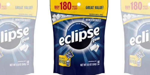 Amazon: Eclipse Sugarfree Gum 180-Piece Bag Only $5.68 Shipped