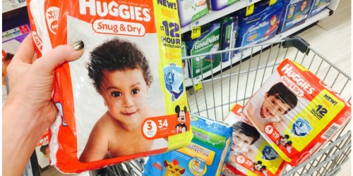 Rite Aid: Huggies Jumbo Pack Diapers ONLY $1.49 Each (After Cash Back)