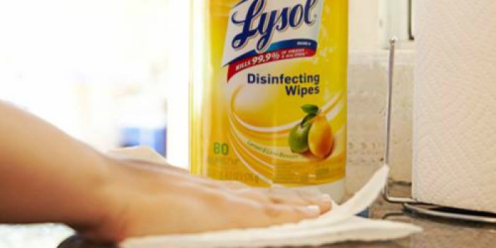 Amazon: Lysol Disinfecting Wipes 3-Pack Only $8.40 Shipped (Just $2.80 Per Large Canister)