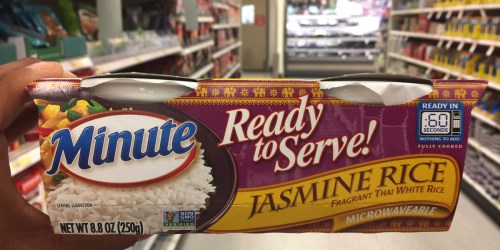 New $0.75/1 Minute Rice Ready Serve Coupon = Jasmine Rice Bowls Just 57¢ At Target