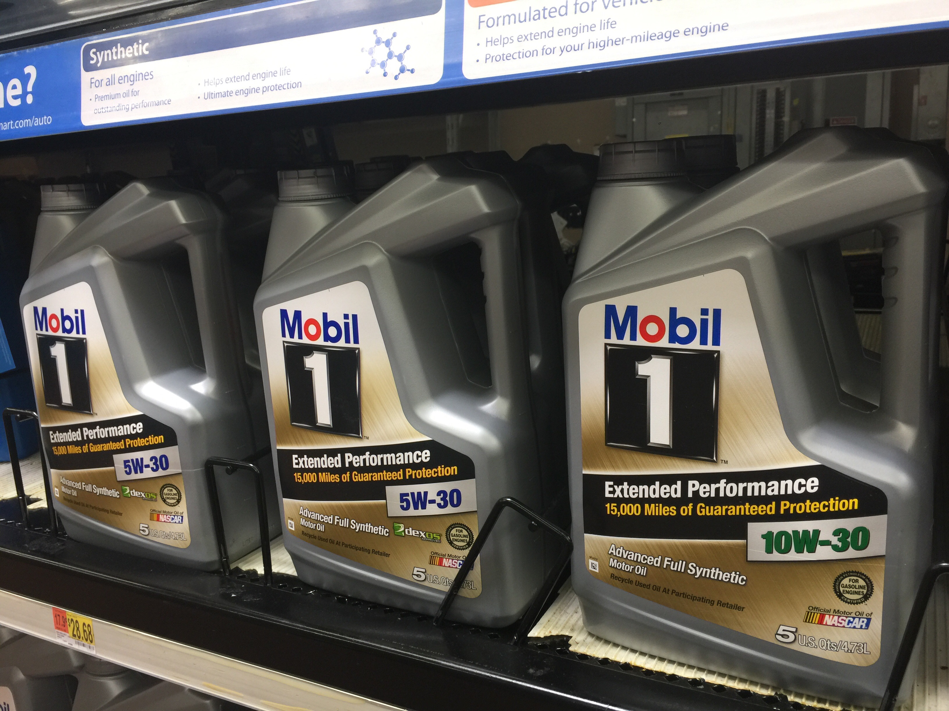 Mobil 1 Extended Performance 5-Quart Motor Oil