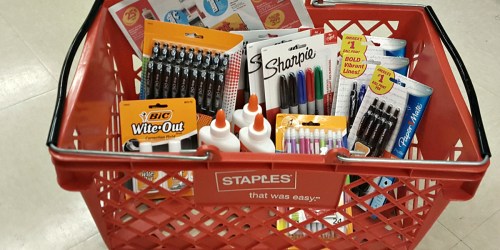 Staples Price Match Deal Ideas: HUGE Savings on BIC Pens, Elmer’s Glue, BIC Wite-Out + More