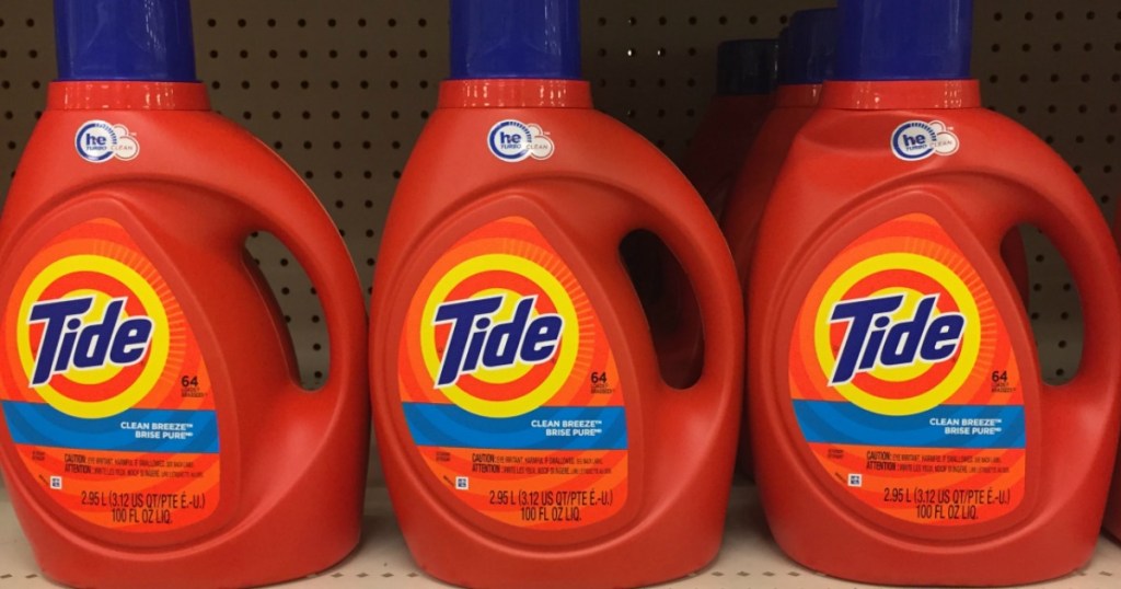 3 bottles Tide 100 oz Laundry Detergent