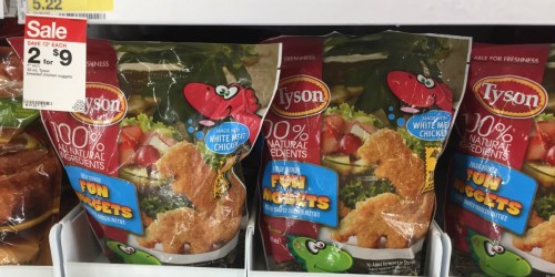 Tyson Chicken Nuggets 29 Ounce Bags Only $2.87 at Target (Regularly $5.22)