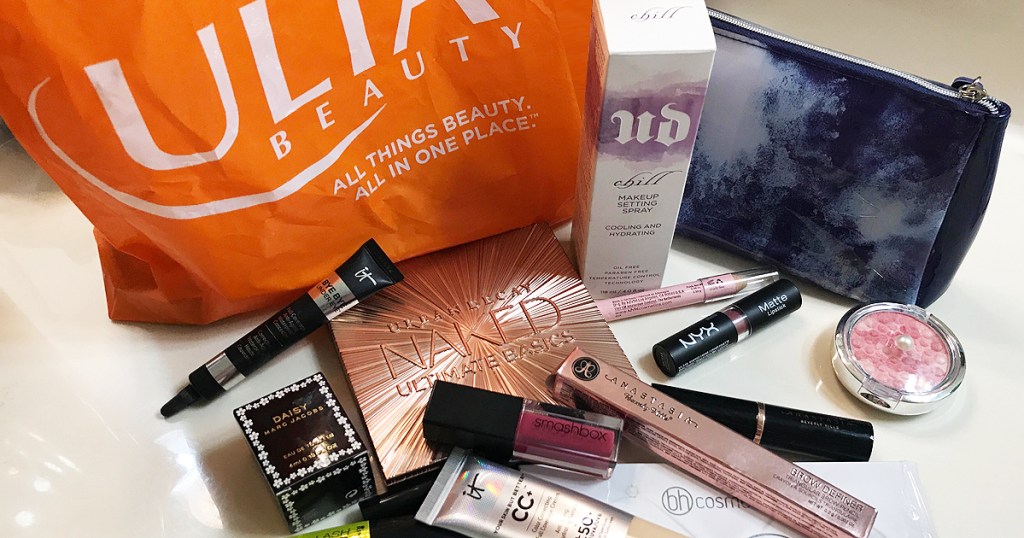 ulta bag and makeup