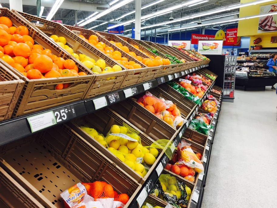 citrus fruits at Walmart