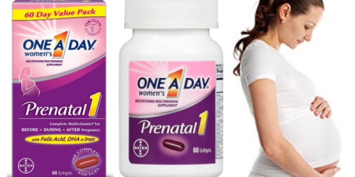 Amazon: One A Day Women’s Prenatal Vitamins 60 Count Bottle Just $16.38 Shipped