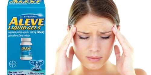 Amazon Prime: Aleve 120 Count Liquid Gels as Low as $7.39 Shipped