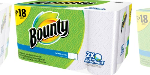 Target.com: Bounty GIANT Rolls 12-Packs Only $10.43 Each (After Gift Card) – 86¢ Per Roll