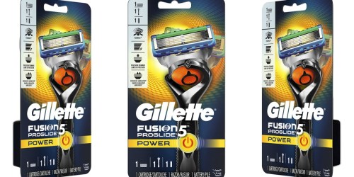 Amazon: Gillette Fusion5 ProGlide Power Razor Just $3.86 Shipped (Regularly $10.38) + More