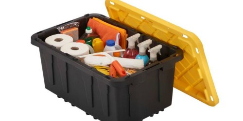 Home Depot: HDX 12-Gallon Flat Lid Tough Tote Only $4.97