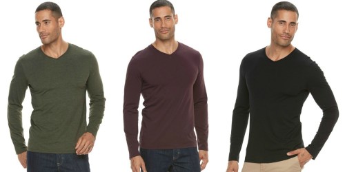 Kohl’s Cardholders: Men’s Long-Sleeve Tees Just $6.99 Each Shipped (Regularly $20)