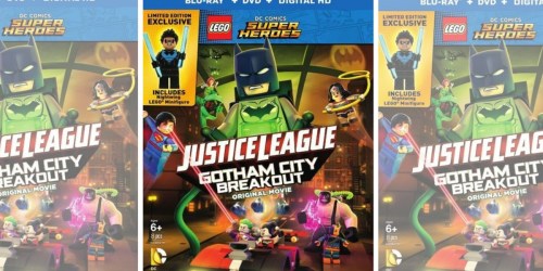 Best Buy: LEGO Justice League-Gotham City Breakout Blu-Ray AND Mini Figure Just $6.99