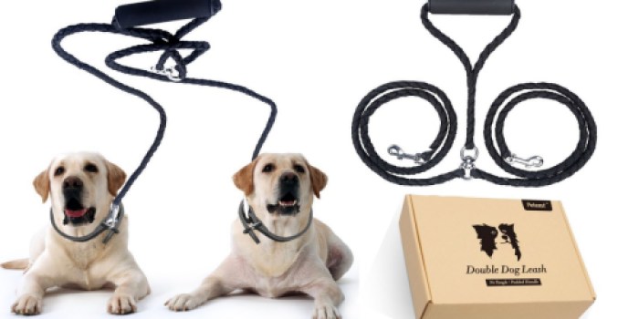 Amazon: Dual No-Tangle Dog Leash Only $11.99 – Easily Walk 2 Dogs at Once