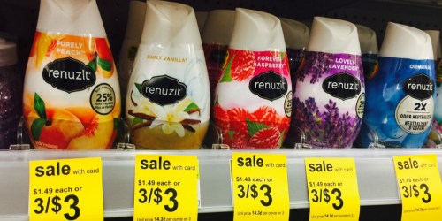 Walgreens Shoppers! Renuzit Air Freshener Cones Only 73¢ Each