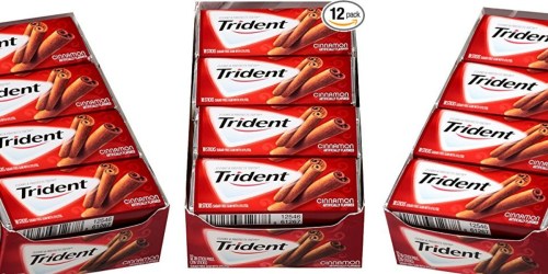 Amazon: 12-Pack Trident Cinnamon Sugar-Free Gum Just $4.87 Shipped