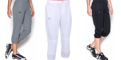 Dick’s Sporting Goods: Under Armour Women’s Baseball Pants Only $9.98 (Regularly $29.99) + More