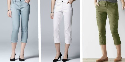 Kohl’s Cardholders: Capris Just $4.20 Shipped