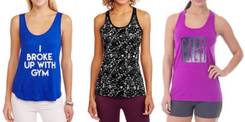 Walmart: Women’s Active-Wear Tanks Just $2-$3.50