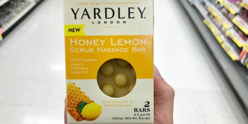 Walgreens: Yardley Scrub Massage Bar 2-Pack Only $1.99 After Cash Back (Regularly $5)