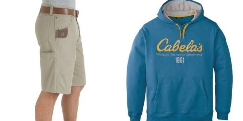 Cabela’s Men’s Shorts and Game-Day Hoodies Only $9.88 Each (Regularly $35+) & More