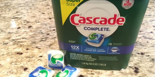 Amazon: Cascade Complete 78-Count ActionPacs Only $8.87 Shipped
