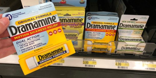 Target: Dramamine ONLY $1.39 (Regularly $3.99)