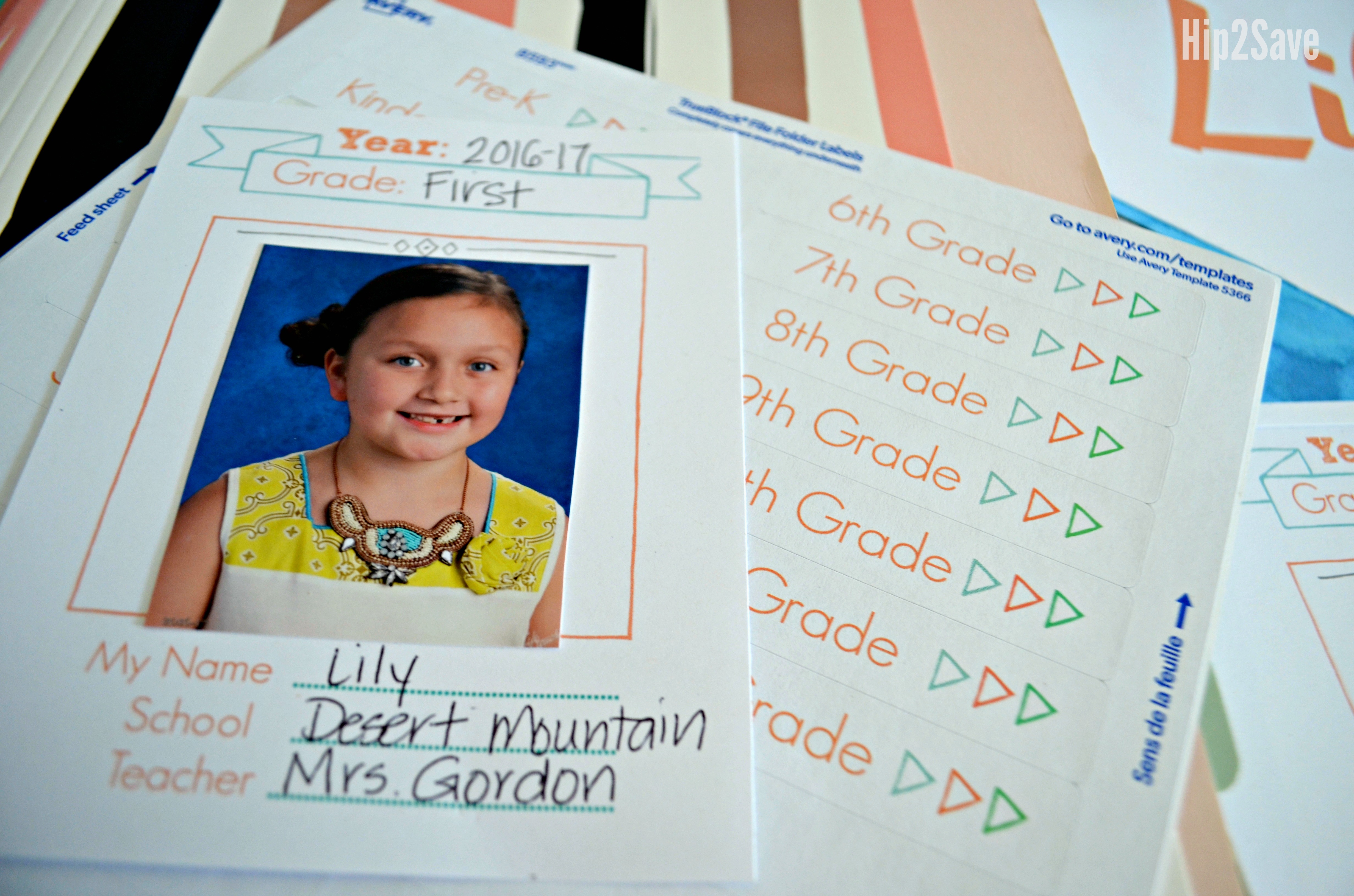 printables for school paper organizer