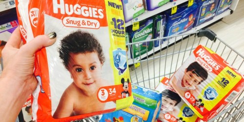 Rite Aid: 8 Huggies Jumbo Pack Diapers Only $7.92 + FREE $25 ToysRUs Gift Card (After Rewards)