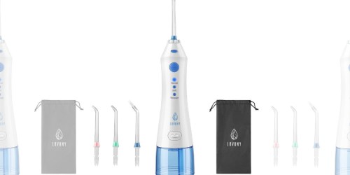 Amazon: Lavany Rechargeable Water Flosser Just $27.74 Shipped (Great for Kids & People w/ Braces)