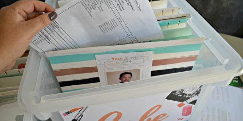 DIY School Paper Memory Keeper for Your Kiddo: Grab Your Free Printable Labels!