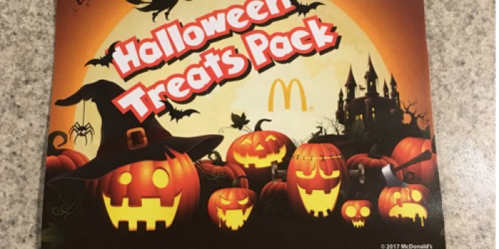 McDonald’s Halloween Treat Packs Just $1-$2 (Filled w/ Coupons for Free Food & Drinks)