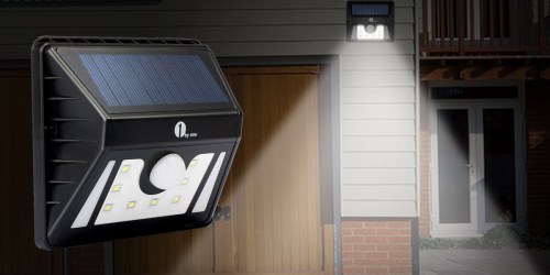 Amazon: 1byone Solar Powered Outdoor LED Light w/ Motion Sensor ONLY $9.35