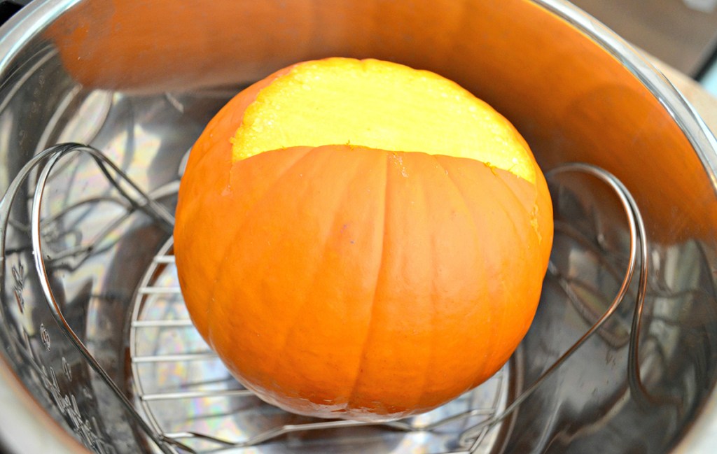 whole pumpkin in instant pot for puree