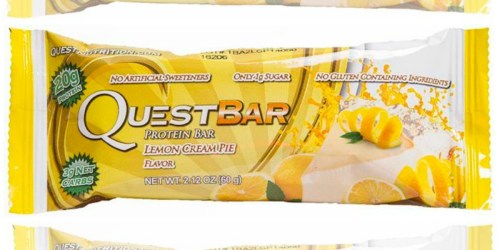 Amazon: Quest Lemon Cream Pie Protein Bars 12-Count Only $14.57 Shipped (Just $1.21 Each)