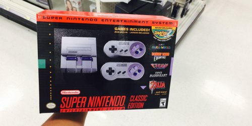 Target: Super Nintendo Classic Edition Console IN STOCK at Select Stores