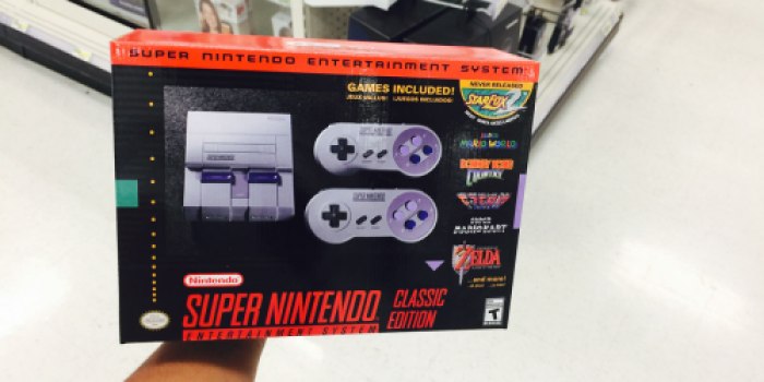Target REDcardholders: Nintendo Super NES Classic Edition $74.99 Shipped (November 1st)