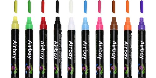 Amazon: Airbay Liquid Chalk Markers 10-Count Pack Only $6.99