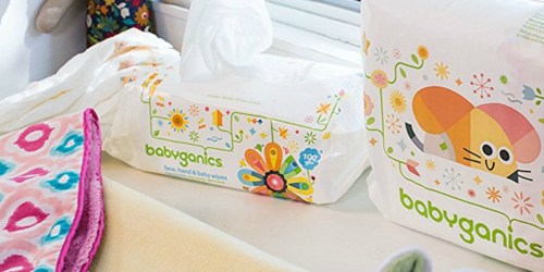 Amazon Prime: 50% Off Babyganics Face, Hand & Baby Wipes