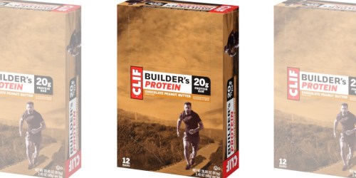 Amazon: CLIF Builder’s Protein Bar 12-Count Pack Only $8.89 Shipped