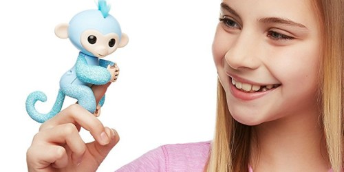 Fingerlings Glitter Monkey AND Bonus Blankie ONLY $17.99 (Amazon Exclusive)