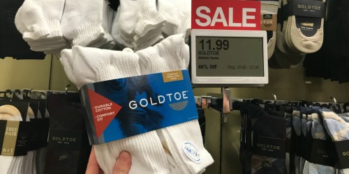 Kohl’s: Men’s GOLDTOE 7-Pack Socks Only $9.59 (Regularly $20)