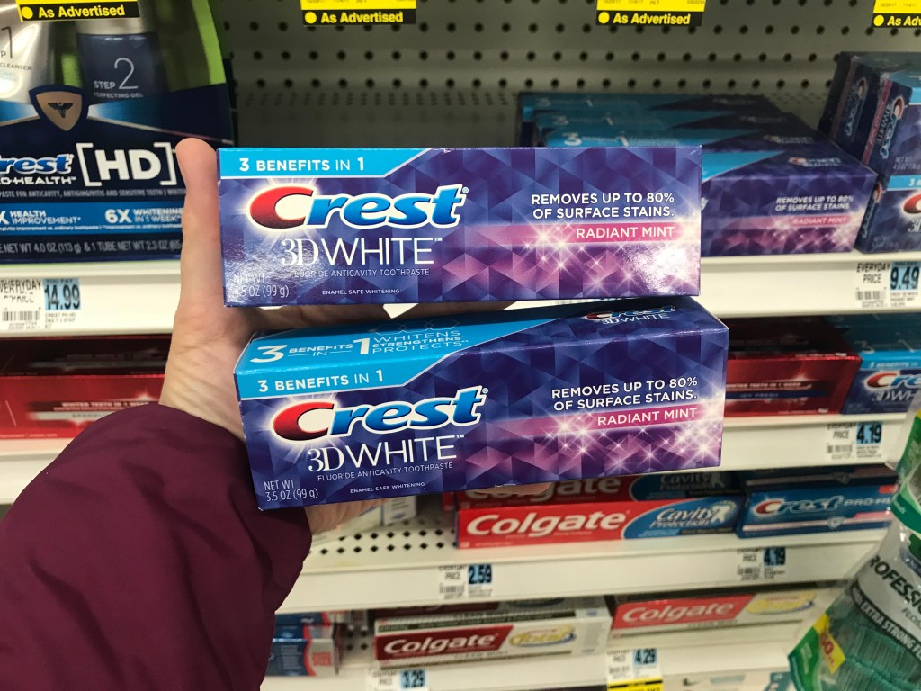 Rite Aid Crest Toothpaste