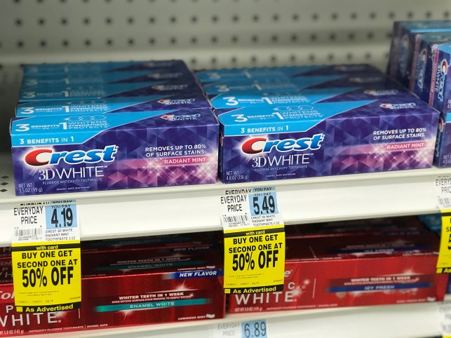 Rite Aid Crest Toothpaste