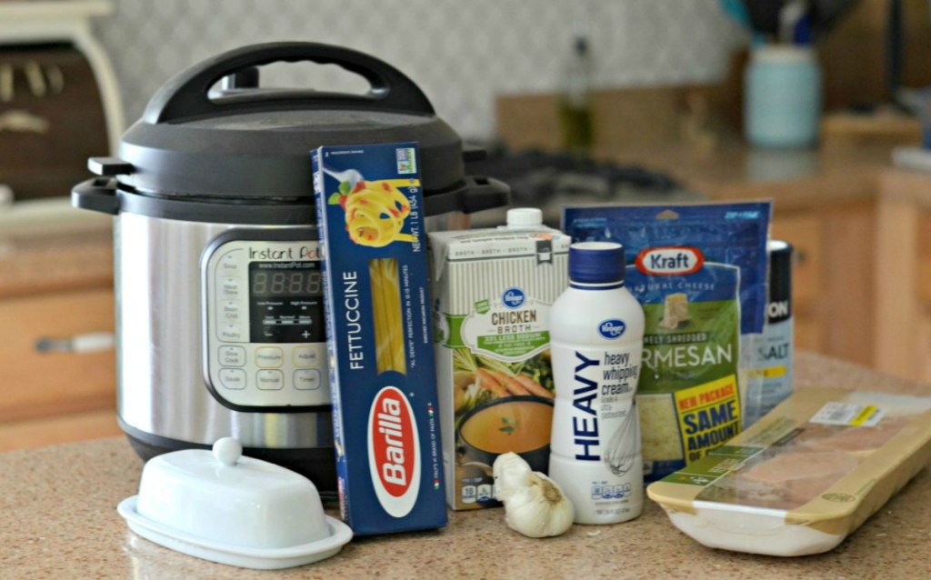 ingredients for instant pot fettuccine alfredo