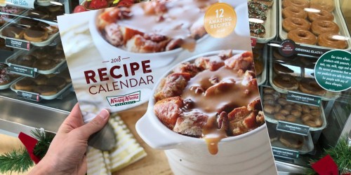 Krispy Kreme 2018 Calendar Available ($110+ in Coupons Including Free Dozen Doughnuts)